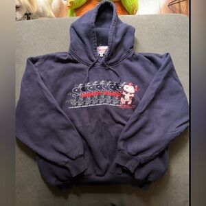 VINTAGE Snoopy Sports Pullover Hoodie